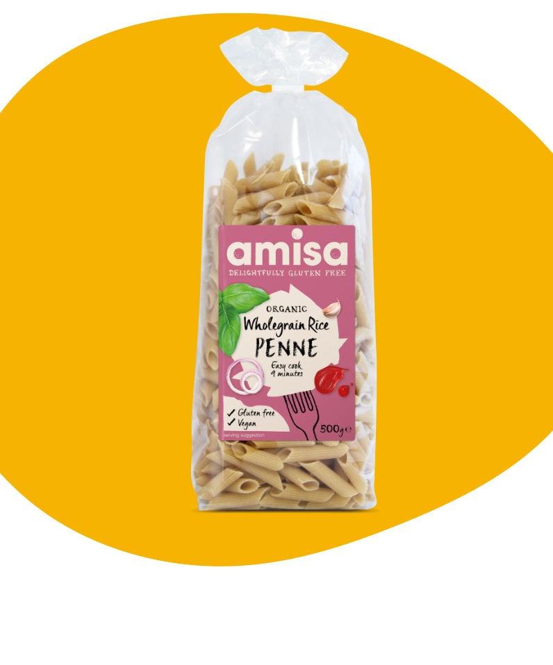 Organic Rice Penne Wholegrain 500g