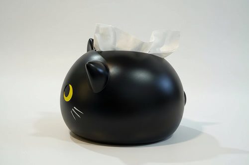 Black Cat Tissue Holder