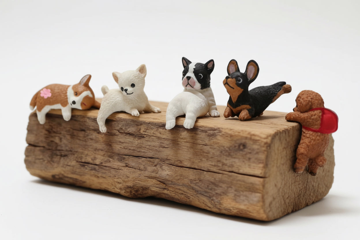 Miniature Dog Figurine (Many options)
