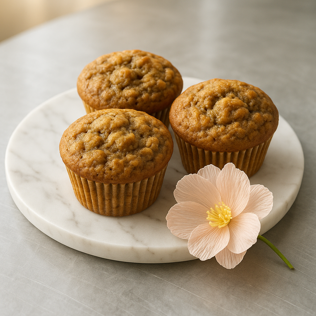 Muffin à la banane VEGAN sans sucre