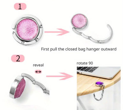 Tabletop bag hook