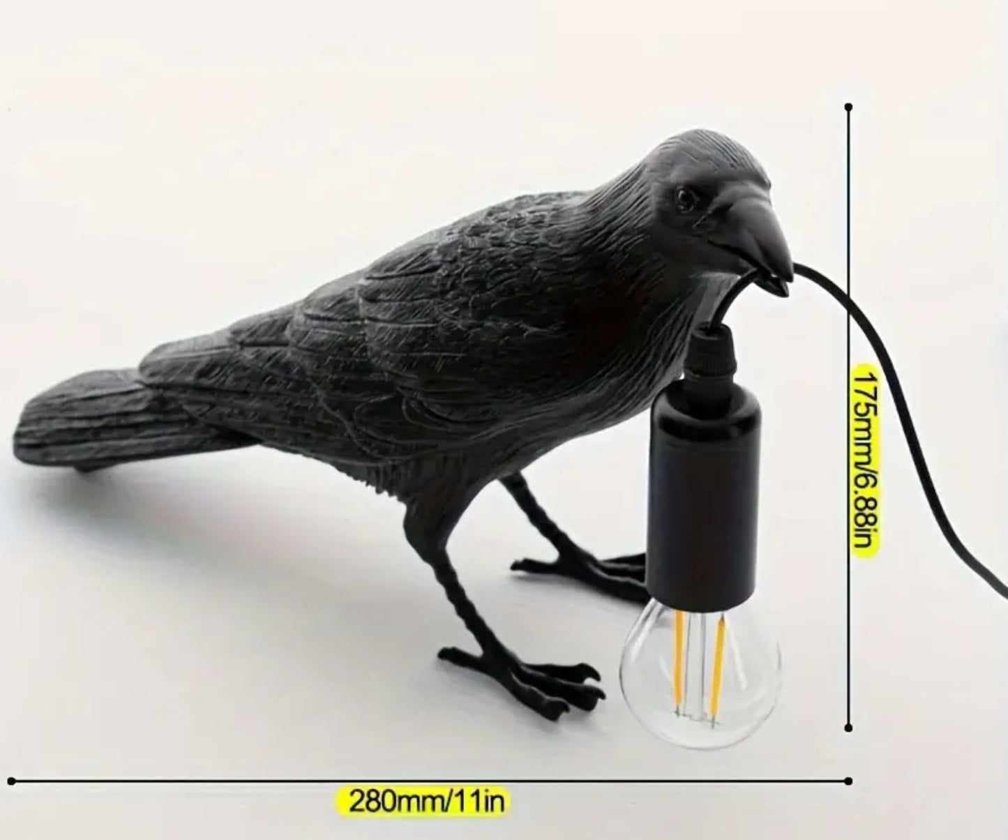 Crow lamp