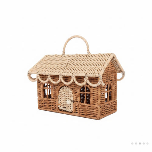 Rattan House Handbag