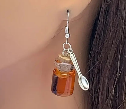 Honey and  Bee Earrings