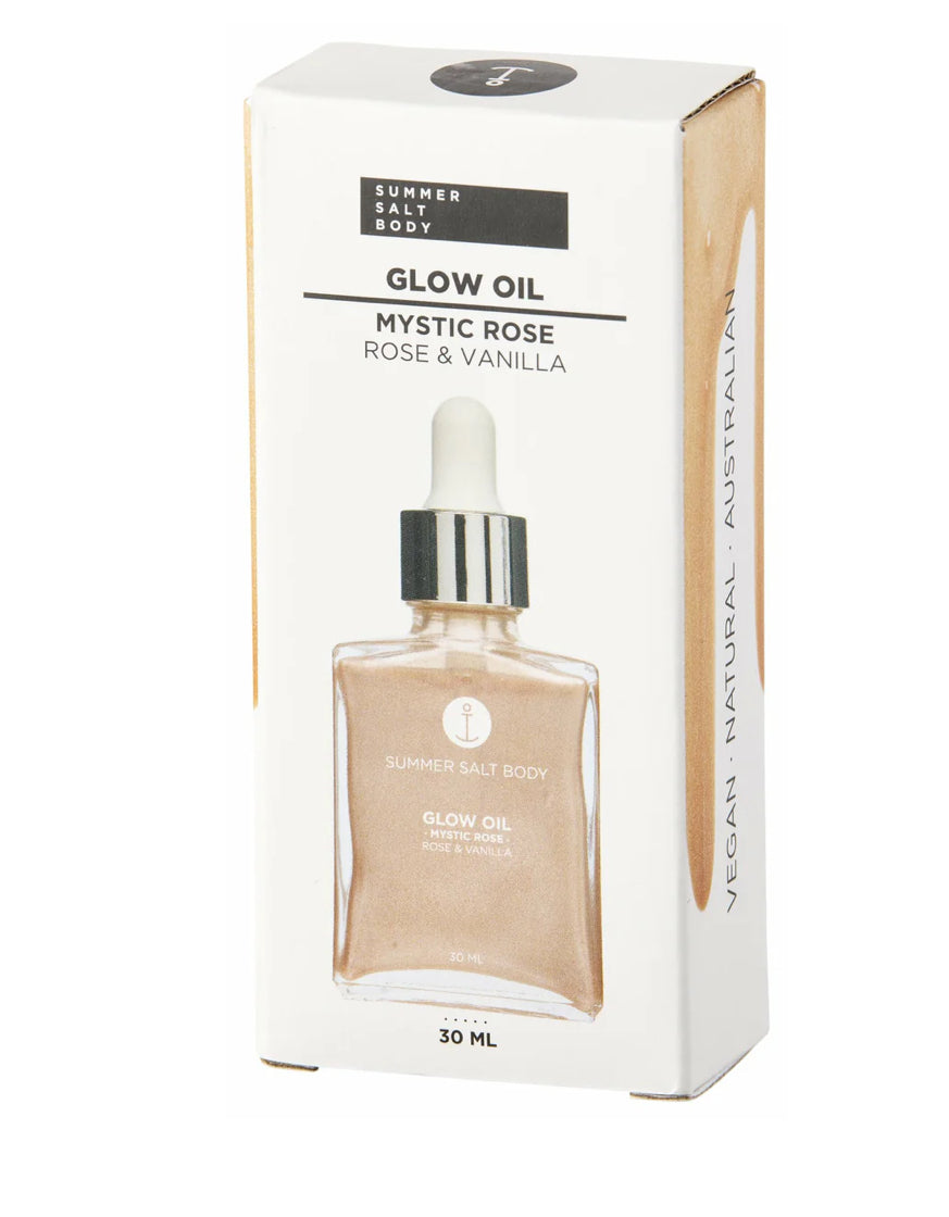 Huile éclatante pour le corps Summer Salt Rose mystique et vanille 30 ml
