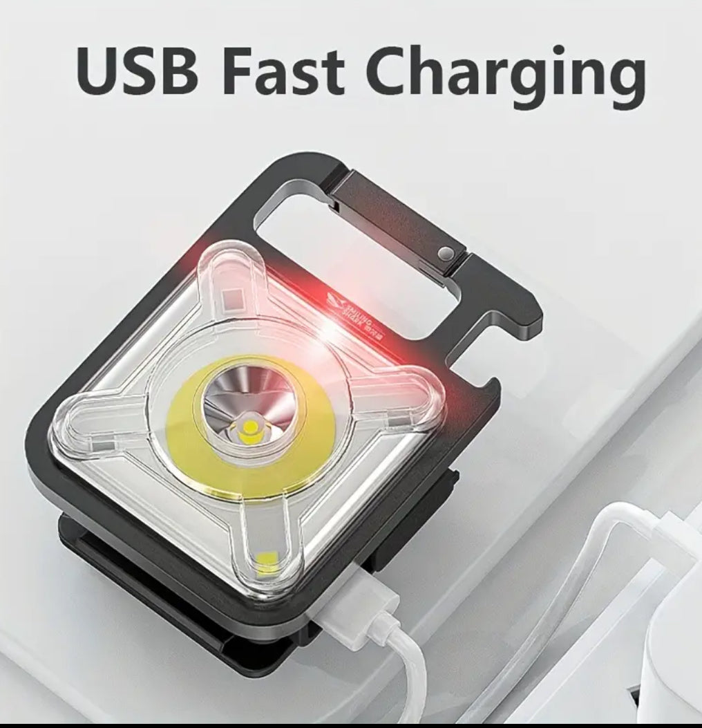 Lampe frontale portable polyvalente et décapsuleur