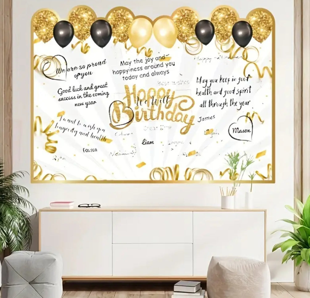 Carte d'anniversaire géante