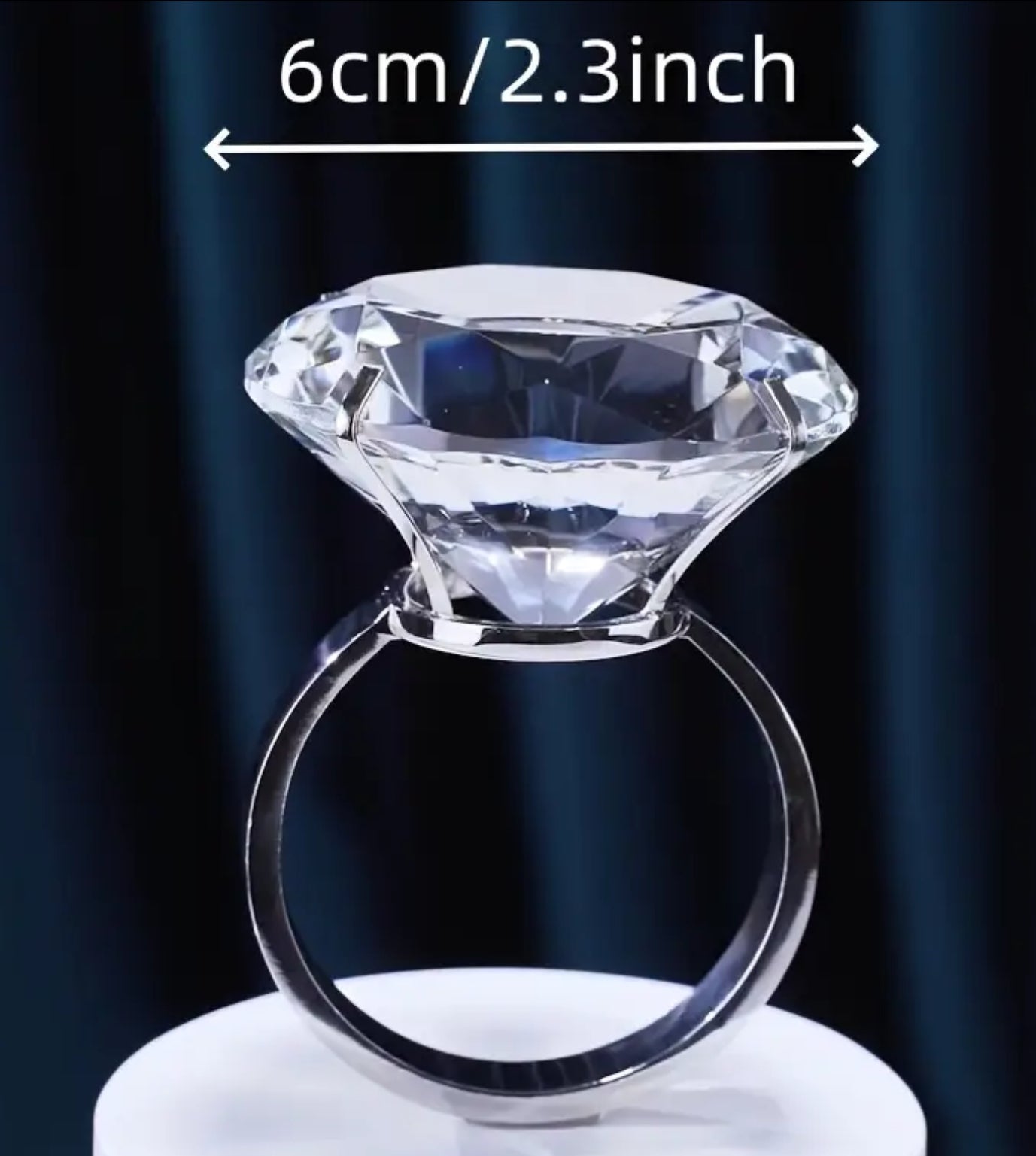 6cm Zirconia Ring