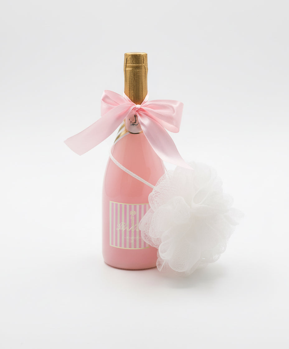 Champagne bubble bath set