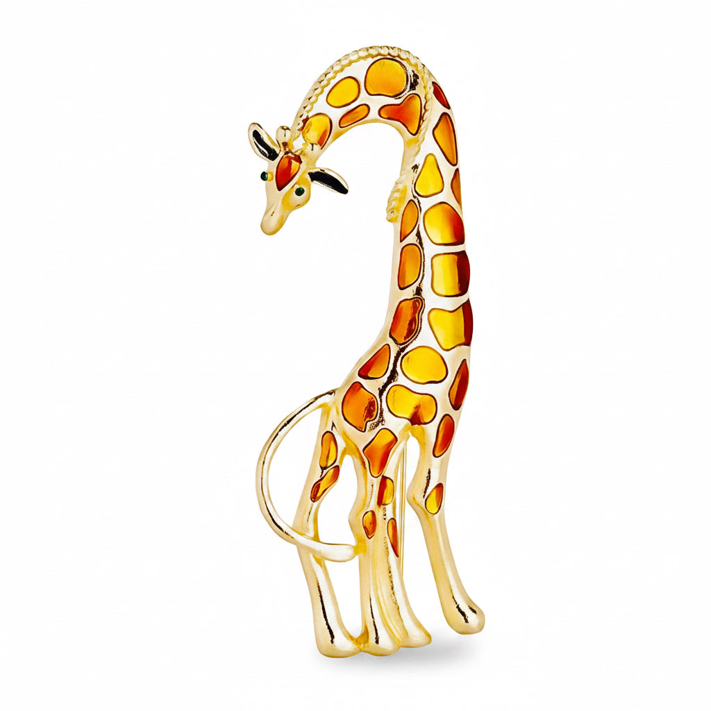 Giraffe brooch