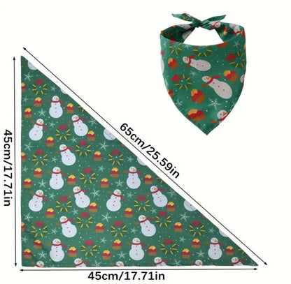 Christmas bandana for dog or cat