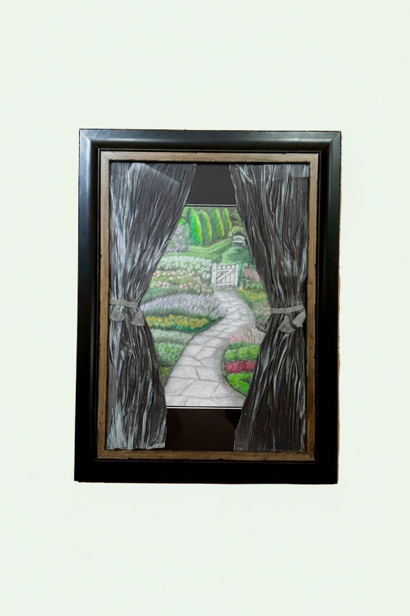 1st PRIZE Charity Raffle- “English Country Garden”