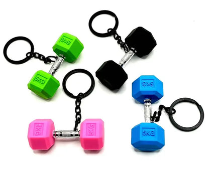 Dumbell Keychain (4 colour choices)