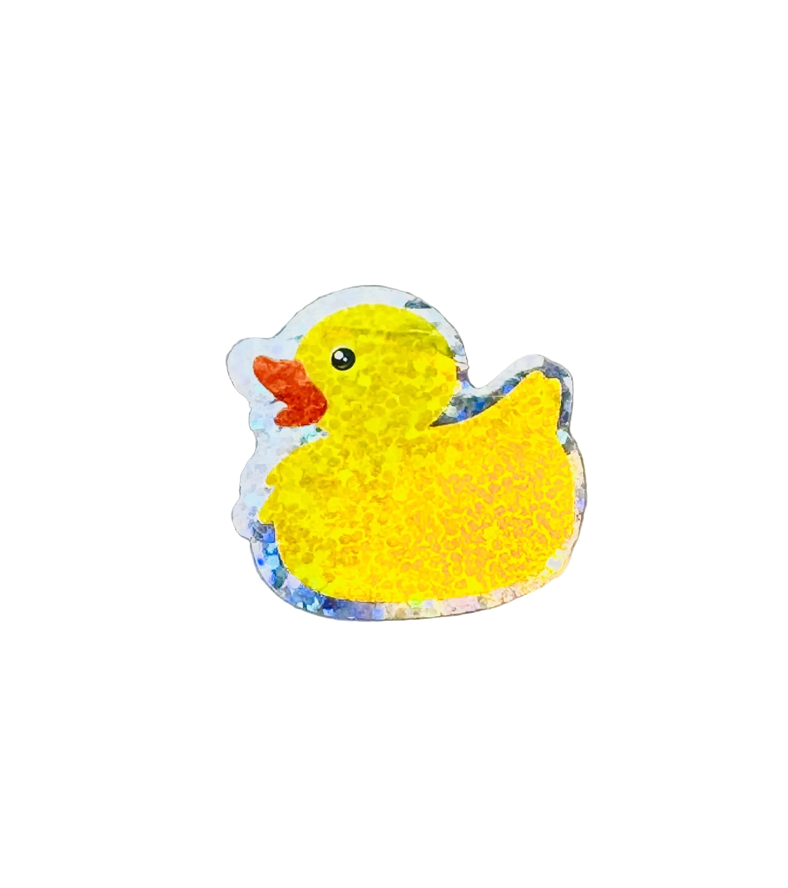 Holographic Yellow Duck Sticker