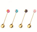 Doughnut Teaspoon (Gold)