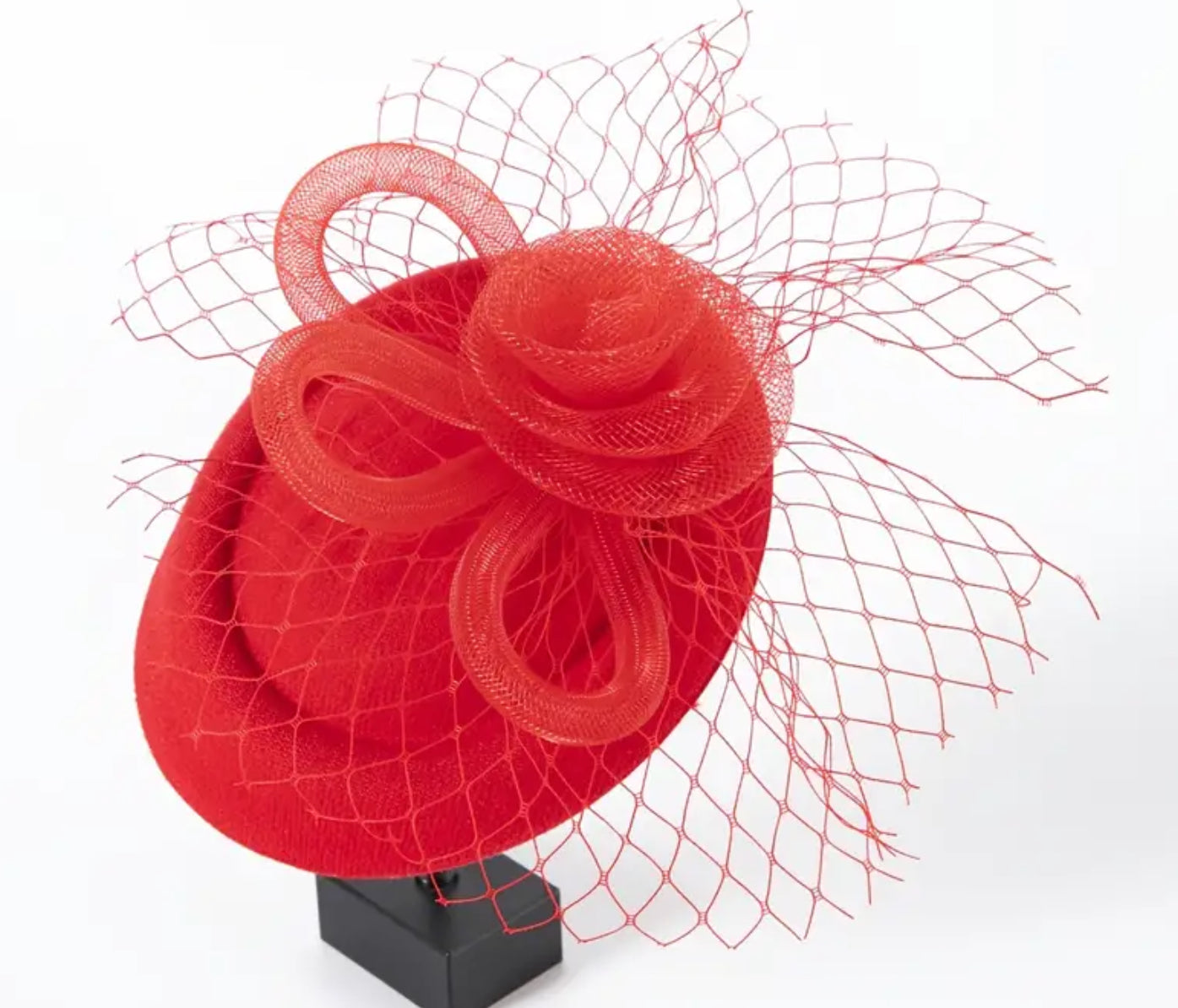 Golden or Red Derby Fascinator Hat