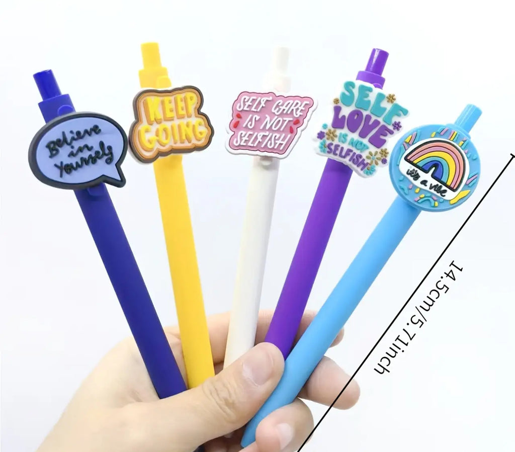 Stylo d'affirmation de motivation (stylo à bille noir)