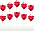 Red Heart Candles