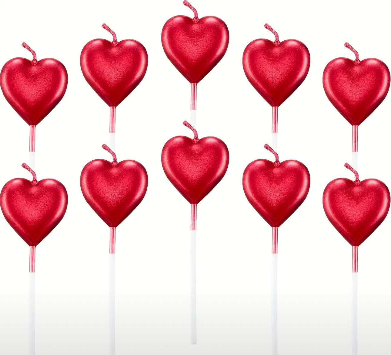 Red Heart Candles