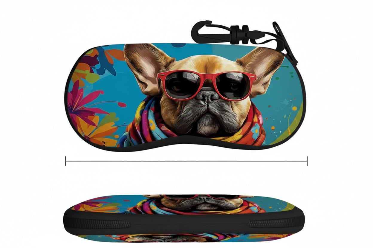 French Bulldog Soft Glasses Case
