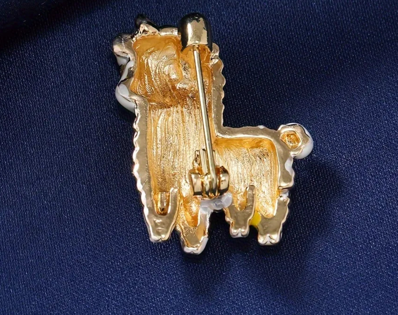Broche en alpaga