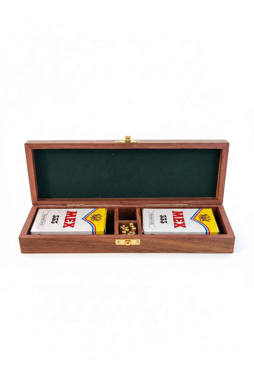 Cribbage Set in Handcrafted Wooden Case