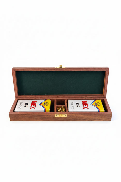 Cribbage Set in Handcrafted Wooden Case