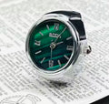 Bague de montre à quartz verte