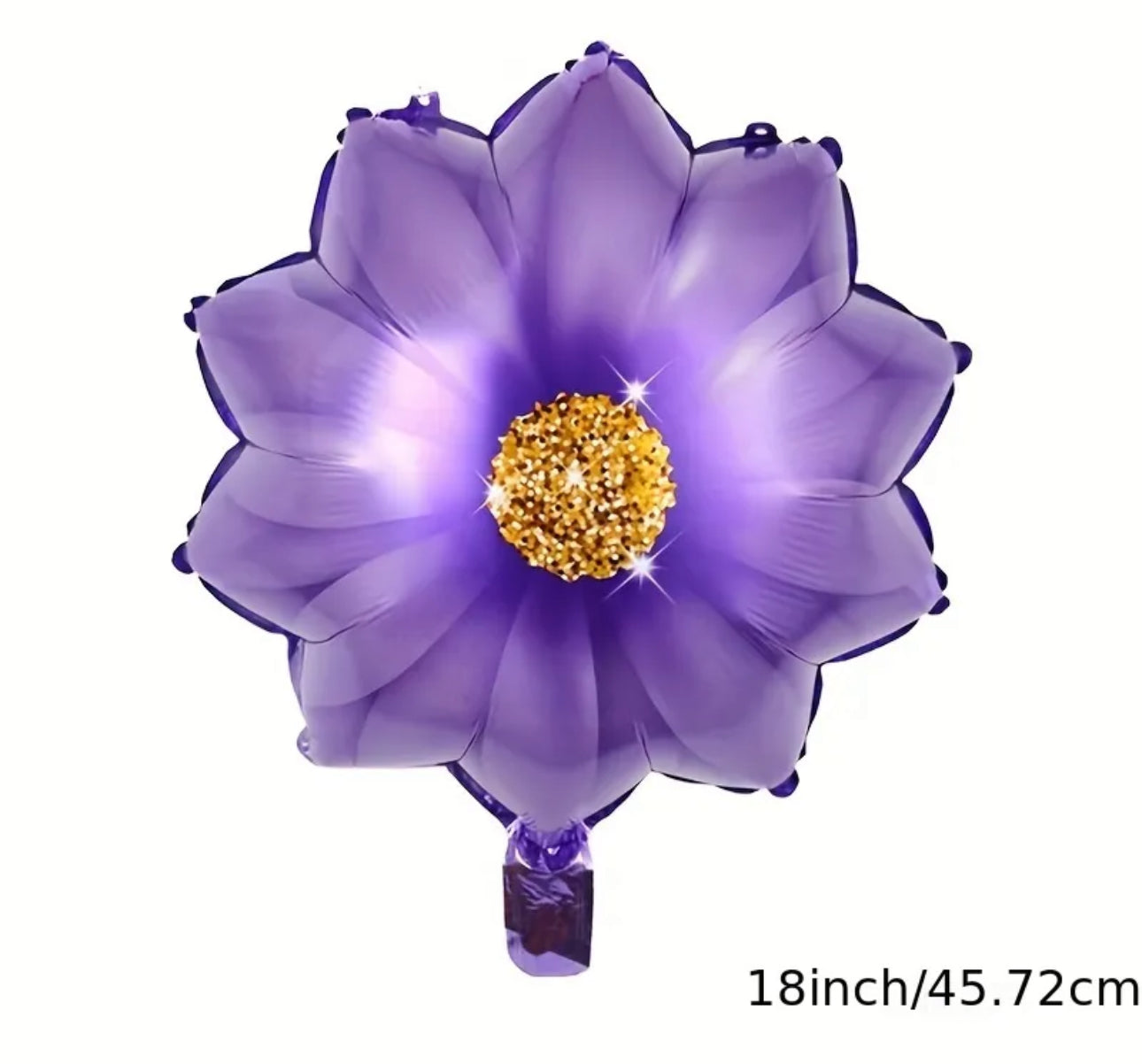 Ballon fleur en aluminium
