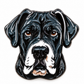 Great Dane Dog Metal Pin