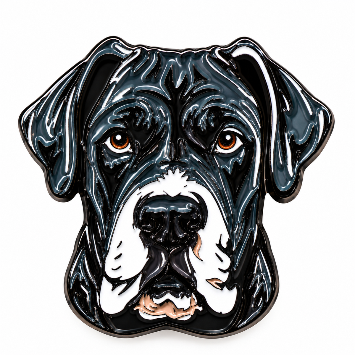 Great Dane Dog Metal Pin