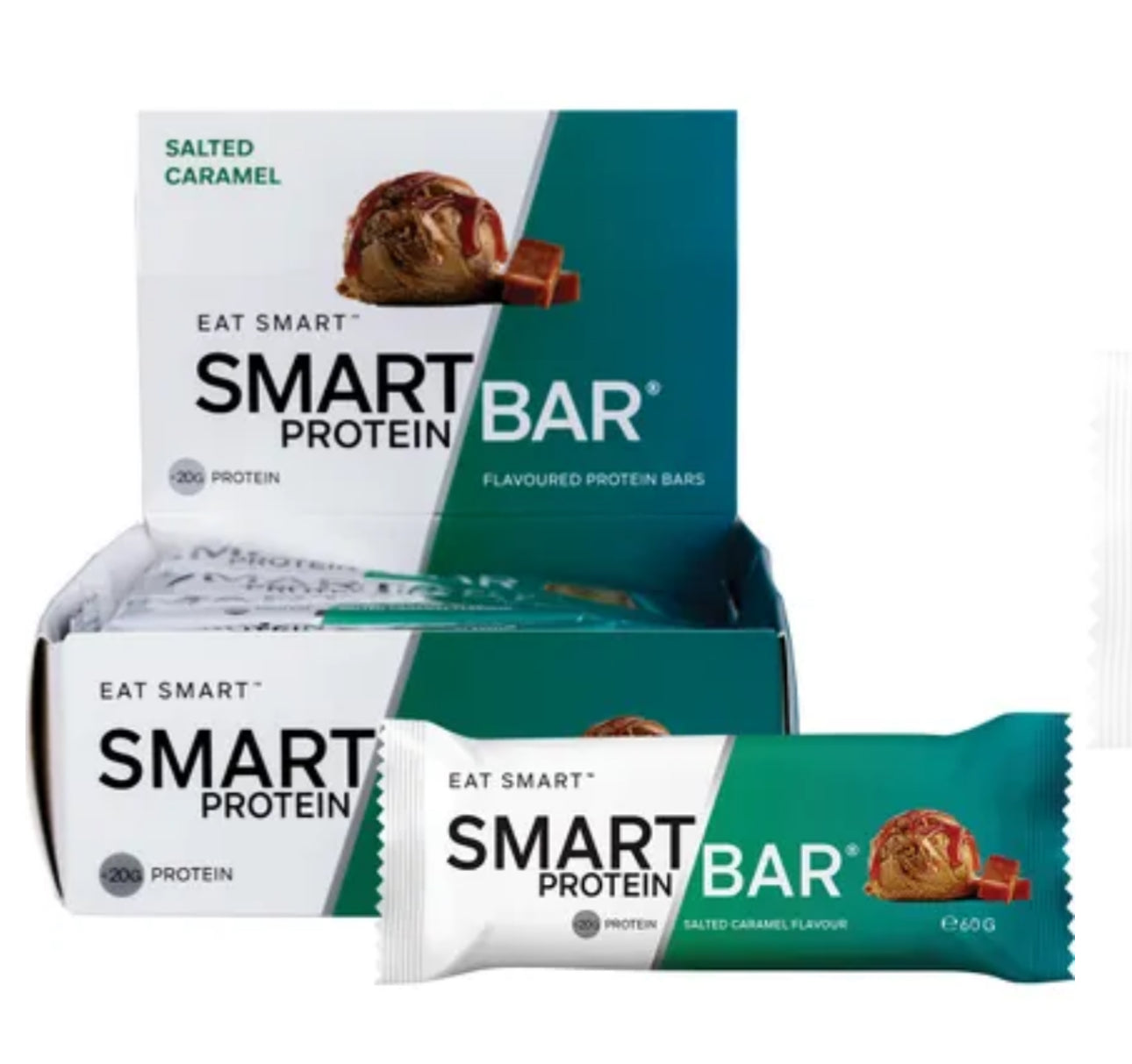 Barre protéinée intelligente (caramel salé) 60 g