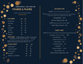 Art & Craft Cafe Food & Drinks Menu