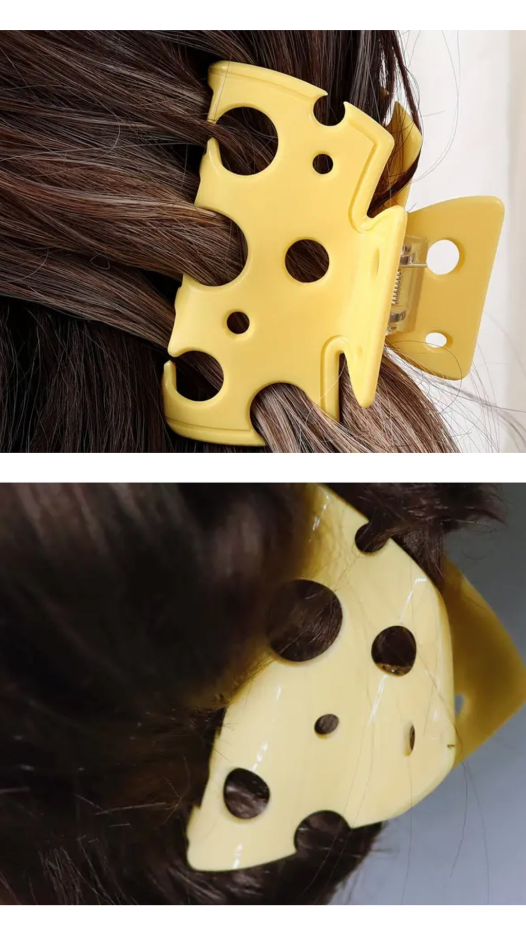 Pince à cheveux en forme de griffe de fromage (grande taille)
