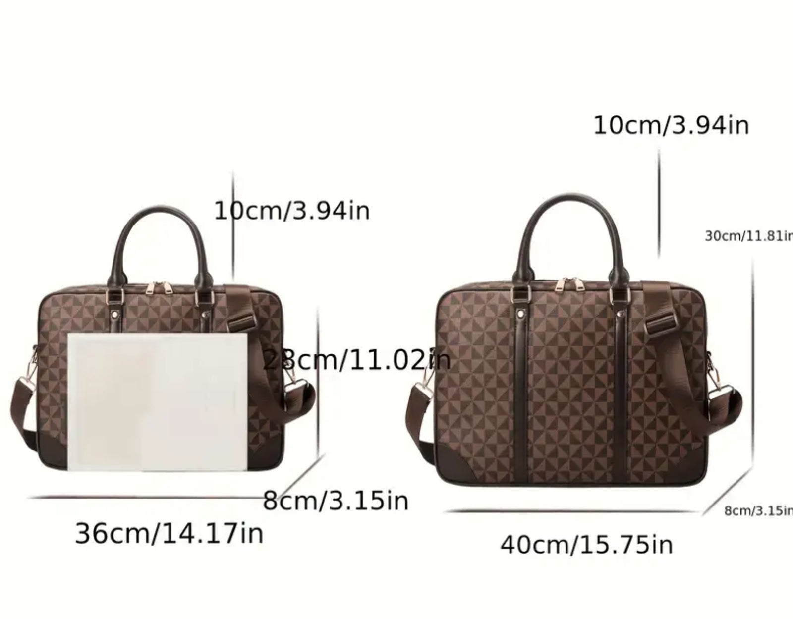 Beige Laptop Bag