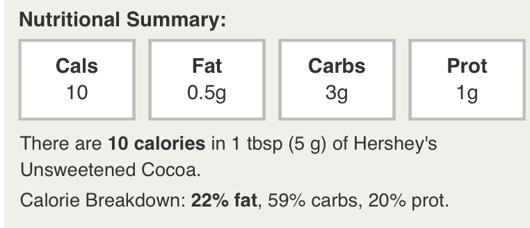 Hershey’s unsweetened cocoa 435g
