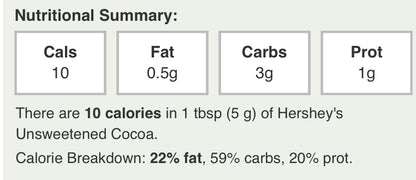 Hershey’s unsweetened cocoa 435g