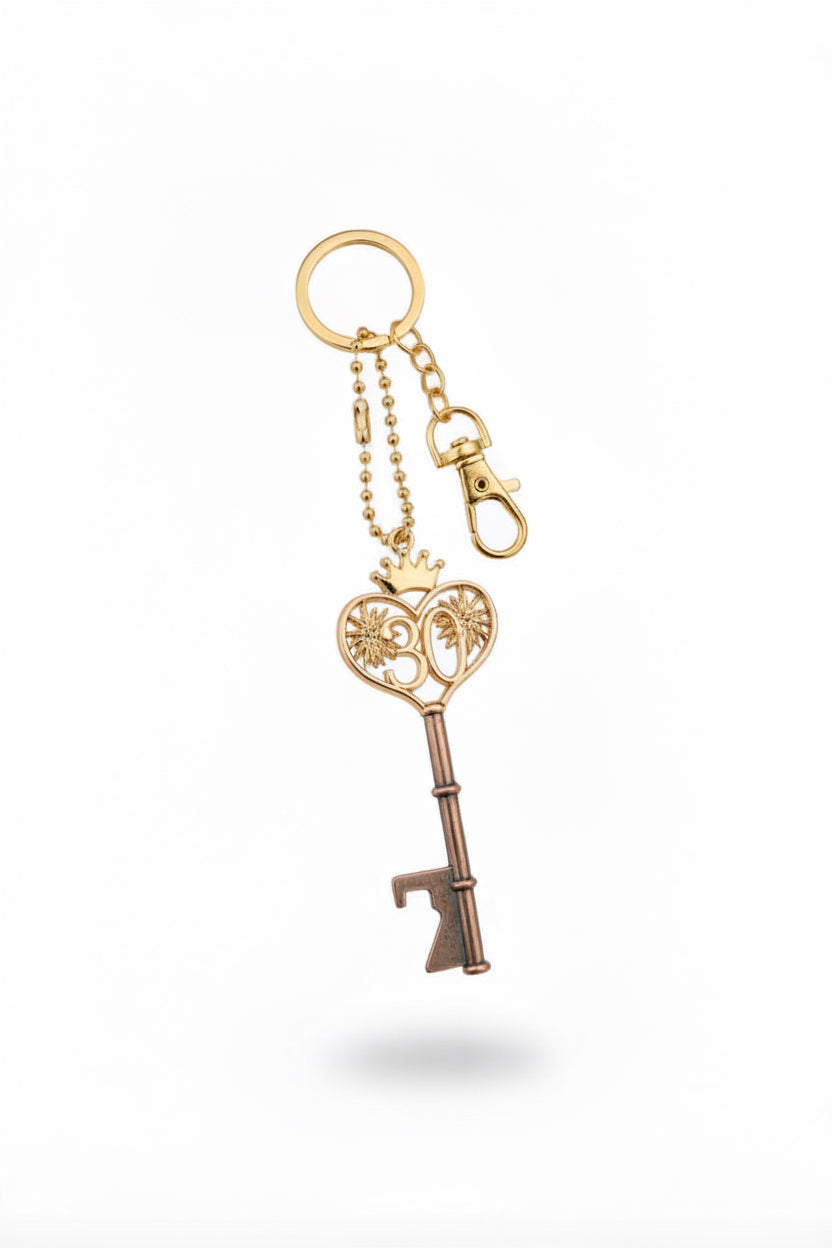 16th Birthday Key Keychain