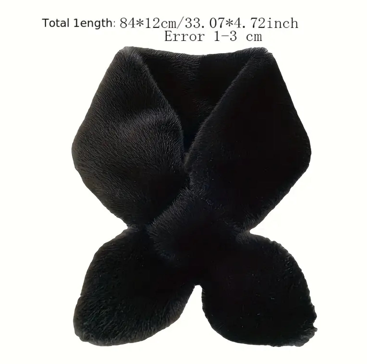 Double-Sided Faux Fur Scarf