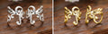 Manchette d'oreille en or ou en argent