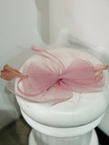 Chapeau bibi à nœud rose