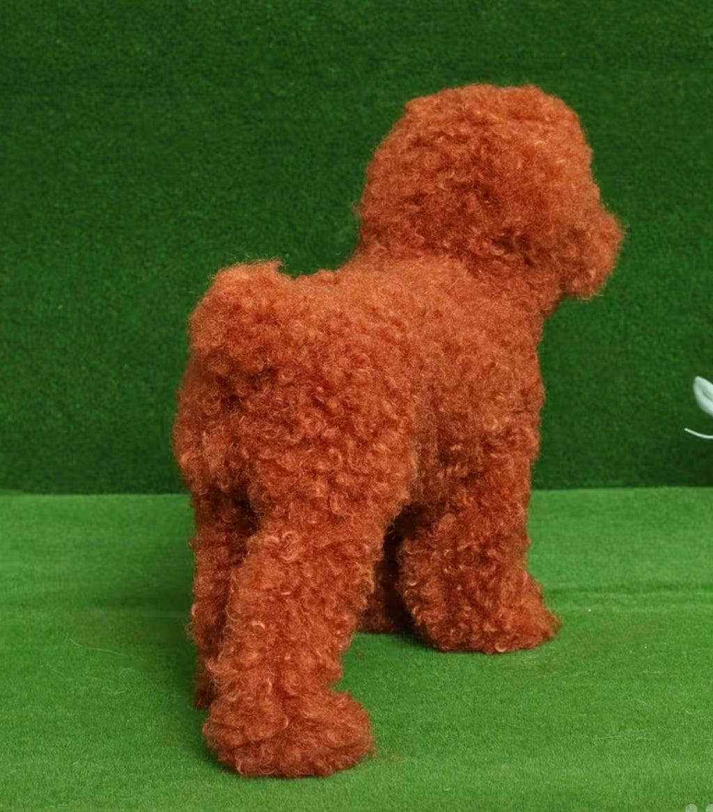 Handcrafted Poodle Figurine