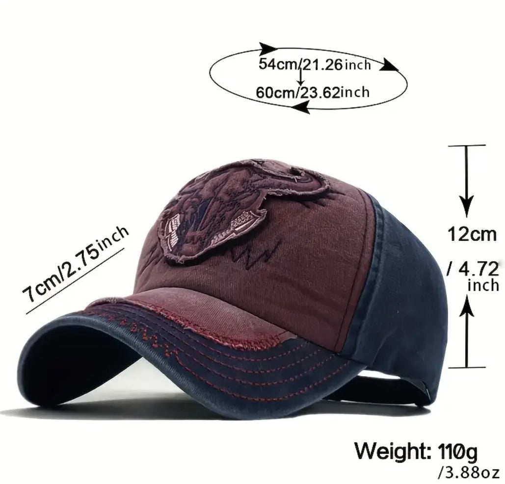 Bull Skull cap