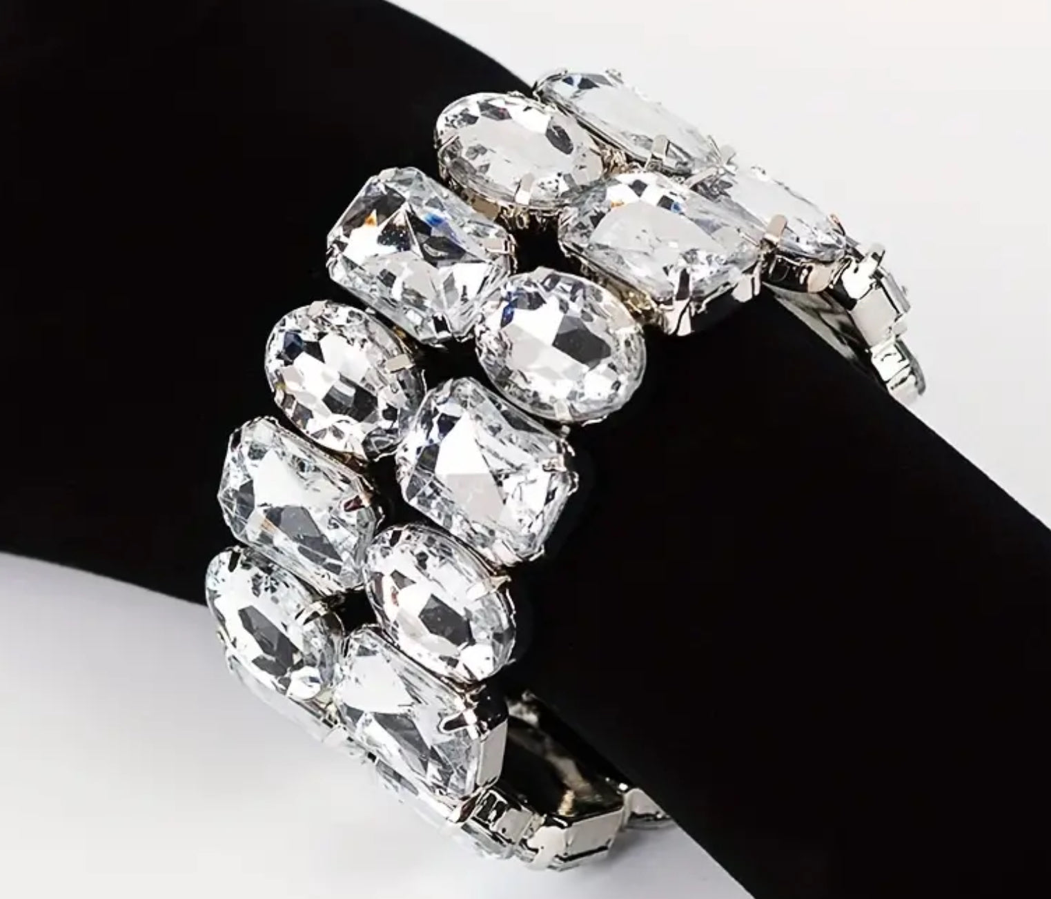 Bracelet élastique en diamant