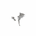 Dragon earring ( Single)