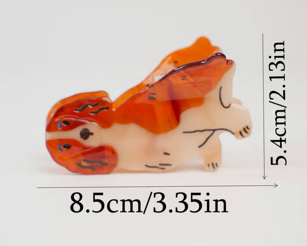 Pince à cheveux en forme de griffe de chien Cocker Spaniel