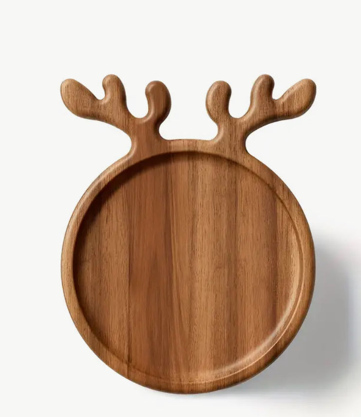 Wooden Reindeer Charcuterie board / grazing platter