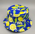Blue Lemon Blossoms Bucket Hat