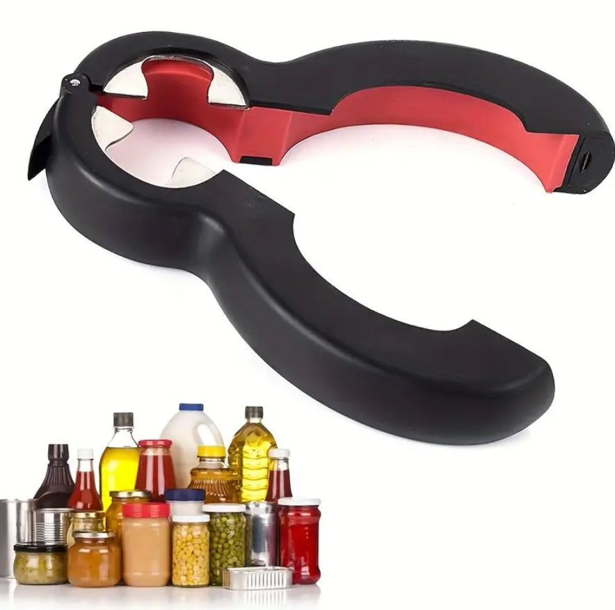 Ouvre-bocal/paquet/boîte 6 en 1