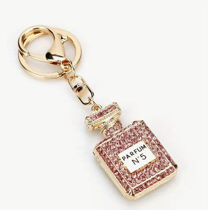 Parfum  no. 5 diamanté keyring